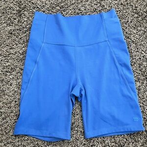 Target Blue Bike Shorts High-Waisted Athletic Wear